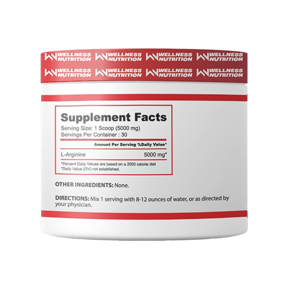 Wellness Nutrition, Arginine, Unflavored, 150g, 30 Servings