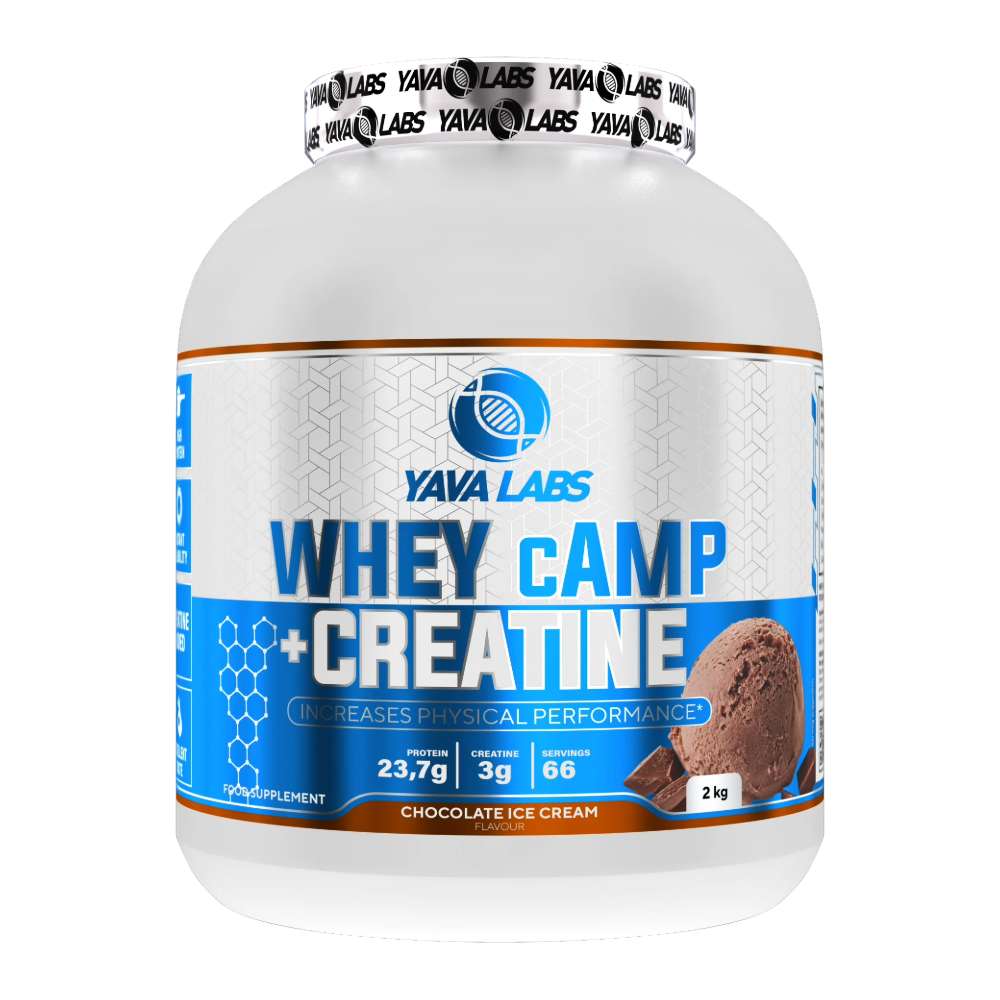 Yava Labs, Whey CAMP + CREATINE, 2KG, 66 Servings