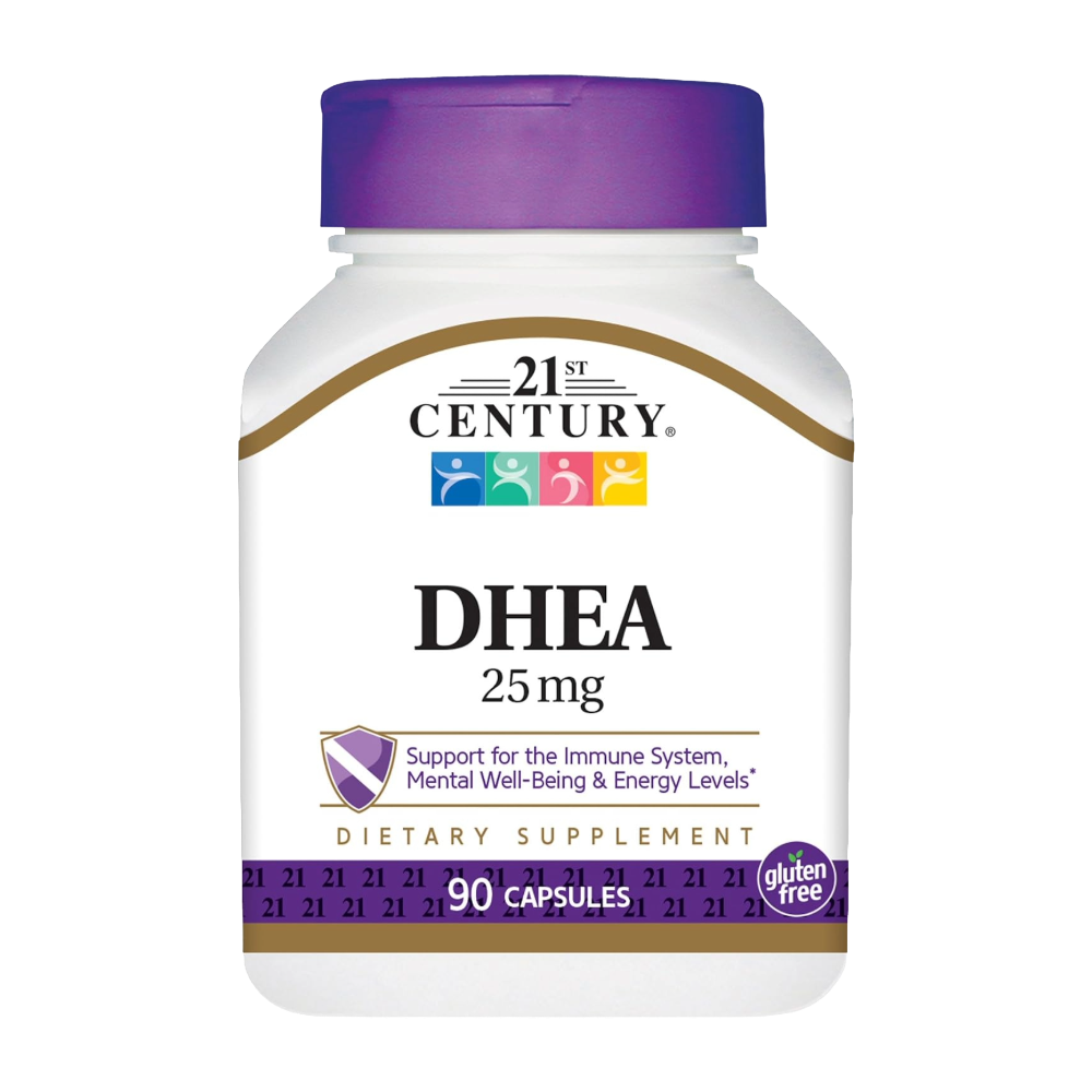 21st Century, DHEA 25 mg, 90 Capsules, 90 Servings