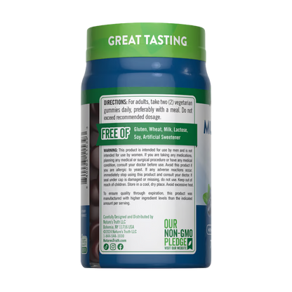 NATURE’S TRUTH, Men's Multivitamin Gummies, with B12, D3 & Zinc, 70 Gummies, 35 Servings