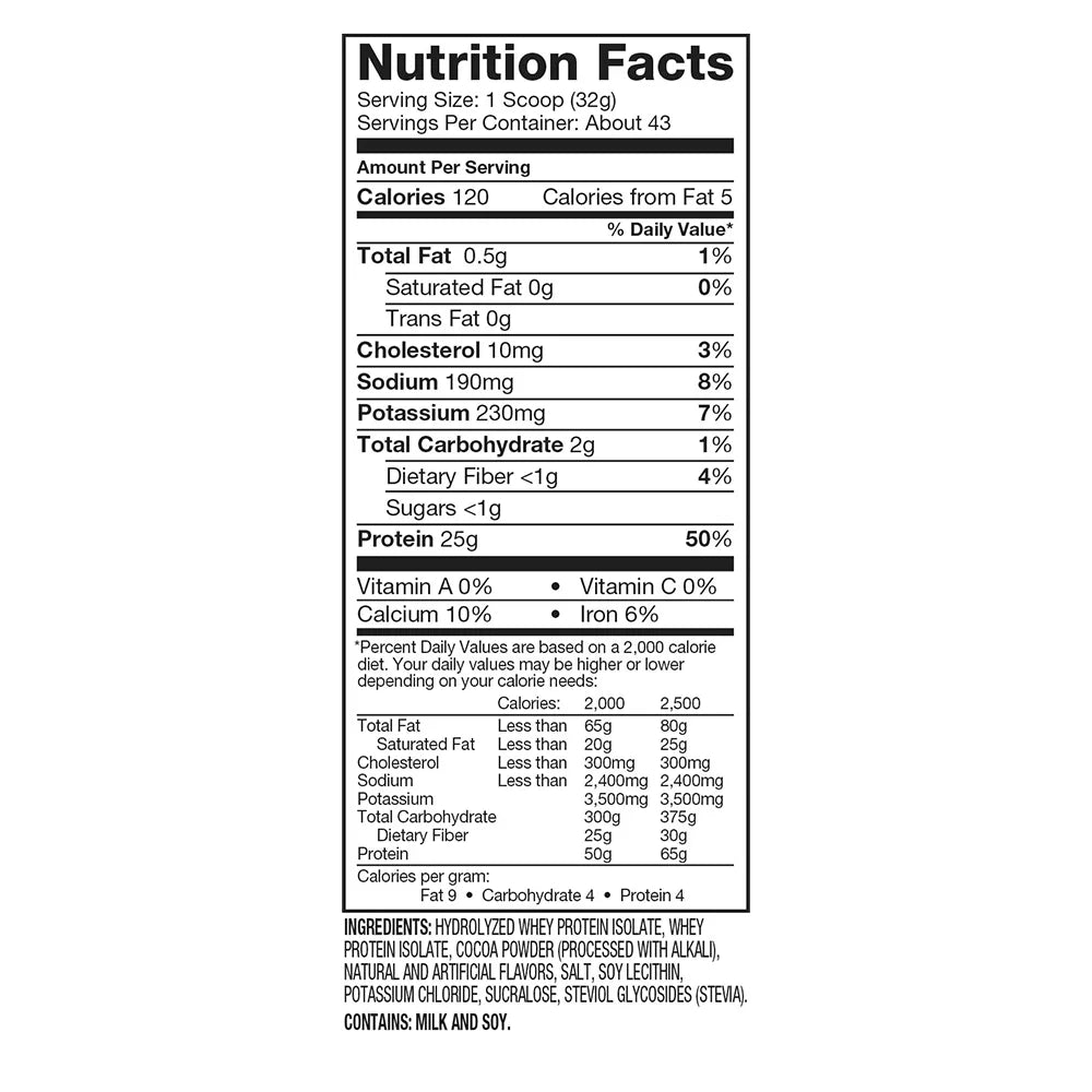 Dymatize, ISO100 Hydrolyzed Whey Protein Isolate, 3 lb 1.4 kg