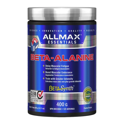 ALLMAX Essentials, Beta-Alanine, 400g, 125 Servings