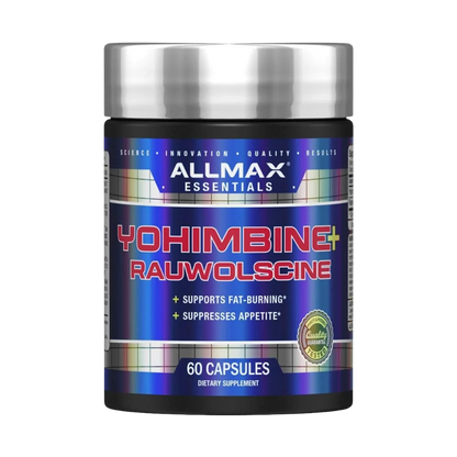 ALLMAX Essentials, YOHIMBINE + RAUWOLSCINE, 60 Capsules, 60 Servings