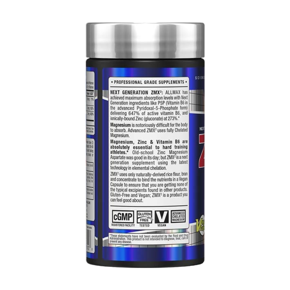 ALLMAX Essentials, ZMX² ADVANCED, 90 Capsules, 30 Servings