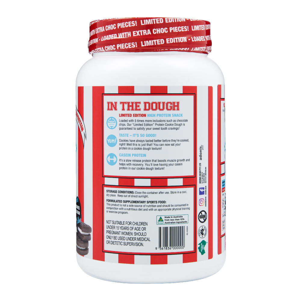 Adonis Gear, PROTEIN COOKIE DOUGH, 1kg, 25 Servings