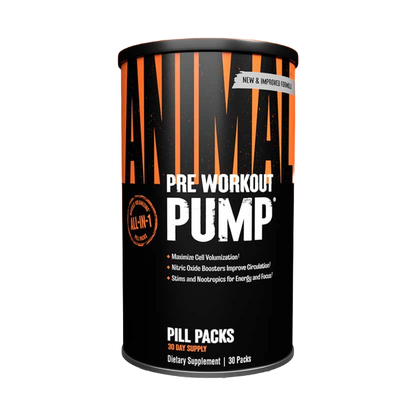 Animal, Pre Workout Pump, Pill Packs, 30 Packs, 30 Servings