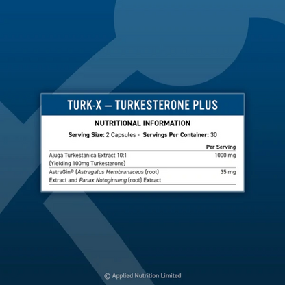 Applied Nutrition, TURK-X, 60 Capsules, 30 Servings