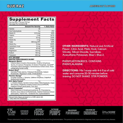 BSN, NO-XPLODE, 1.11Kg, 60 Servings