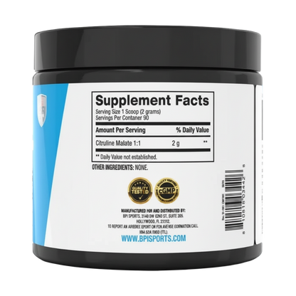 Bpi Sports, Citruline Malate, 180g, 90 Servings