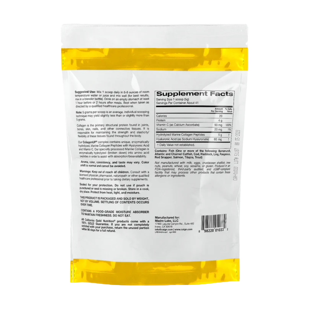 California Gold Nutrition, CollagenUP, 206g , 41 Servings