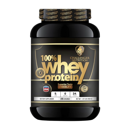 Challenger Nutrition, 100% Whey protein, 1kg, 25 Servings