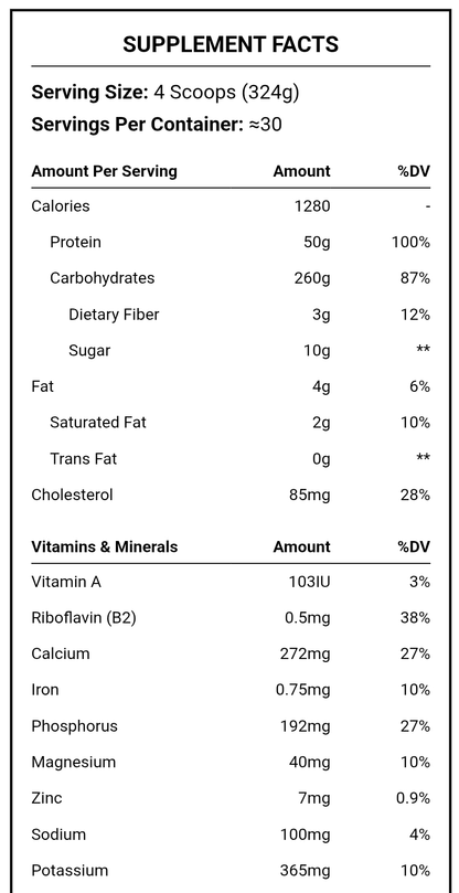 Challenger Nutrition, Thunder Gain, 10Kg, 30 Servings