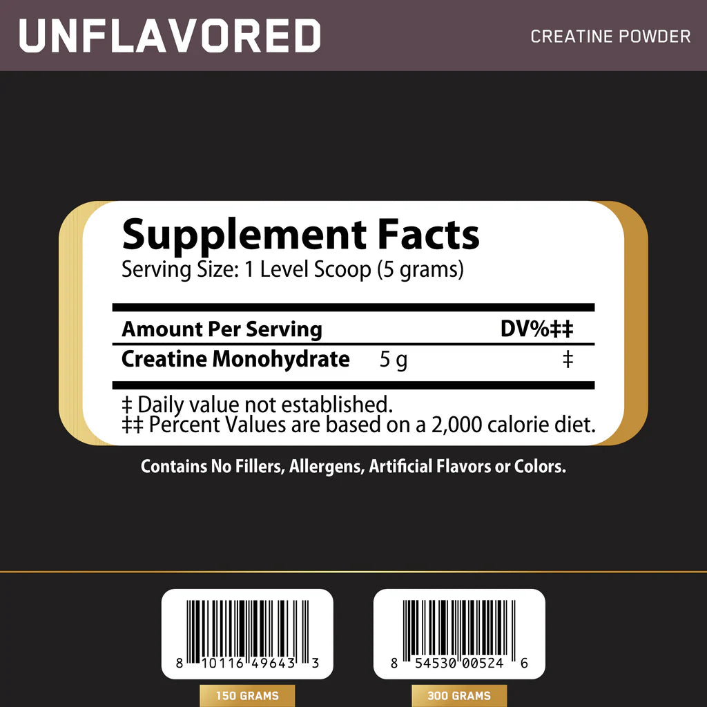 Challenger nutrition, Creatine Monohydrate, 300g, 60 Servings