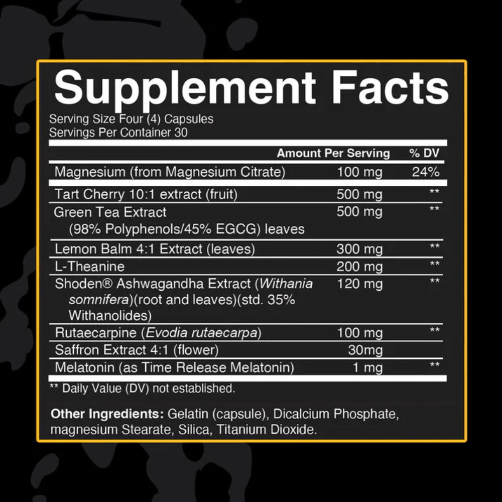 Condemned Labz, Arsynist PM Sleep Aid + Fat Burner, 120 Capsules, 30 servings