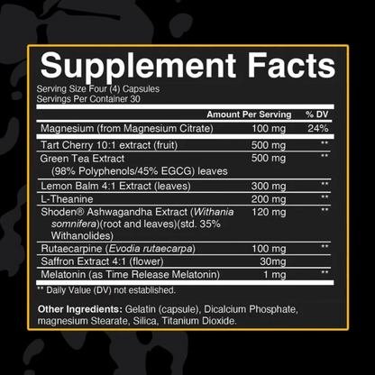 Condemned Labz, Arsynist PM Sleep Aid + Fat Burner, 120 Capsules, 30 servings
