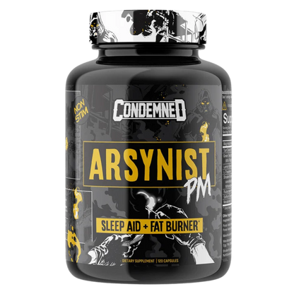 Condemned Labz, Arsynist PM Sleep Aid + Fat Burner, 120 Capsules, 30 servings