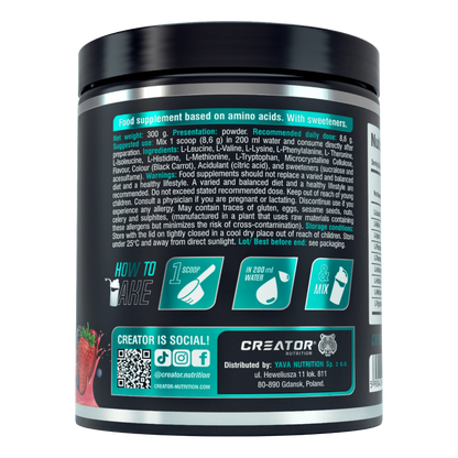 Creator Nutrition, Amino EAA, 300g, 34 Servings