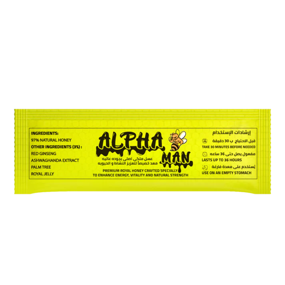 DR.Mohamed Mahmoud, AlphaMan Honey, 12 Sachet, 12 Servings