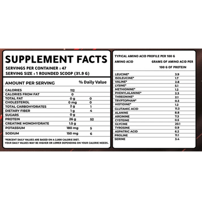 DR.Mohamed Mahmoud, Beef Protein Isolate, 1.5kg, 47 Servings