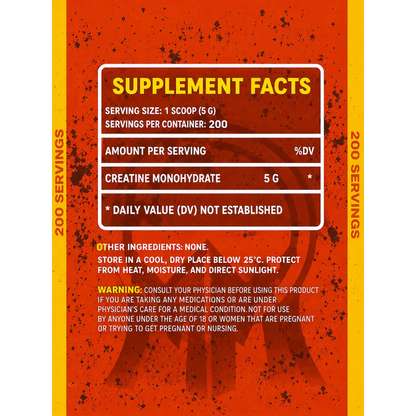 DR.Mohamed Mahmoud, Creatine Monohydrate, 1000g, 200 Servings