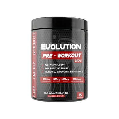 DR.Mohamed Mahmoud, Evolution Preworkout DECAF, 330g, 15 Servings