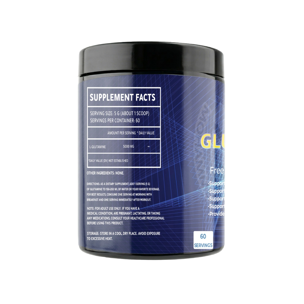 DR.Mohamed Mahmoud, Glutamine, 300g, 60 Servings