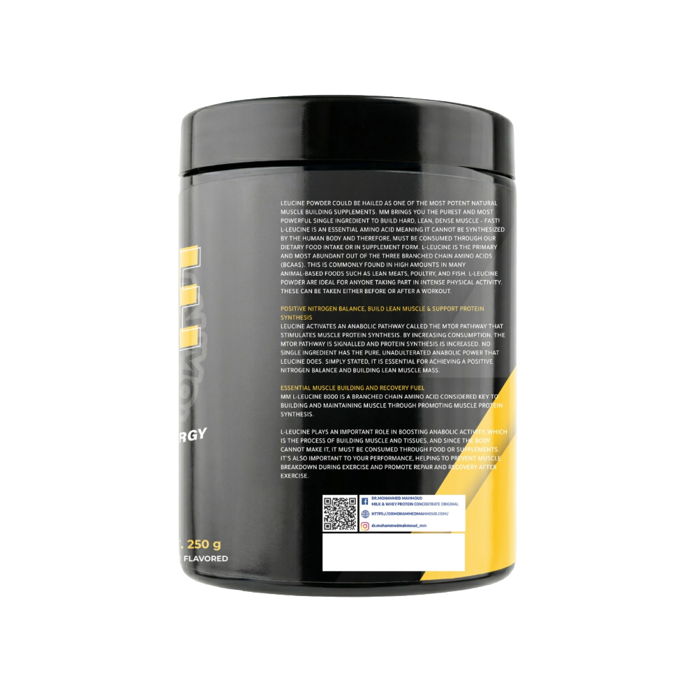 DR.Mohamed Mahmoud, Leucine, 250g, 30 Servings