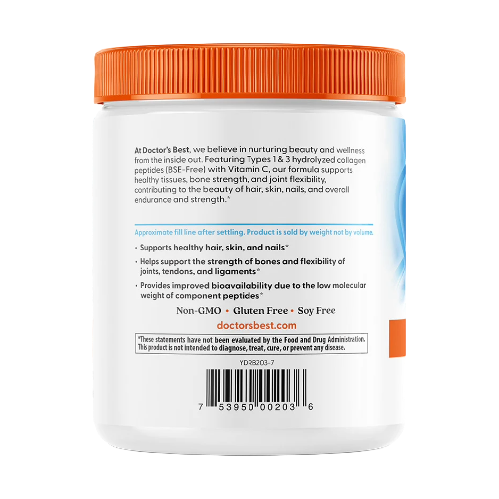 Doctor's Best, Pure Collagen Types 1 and 3, 200g, 30 Servings