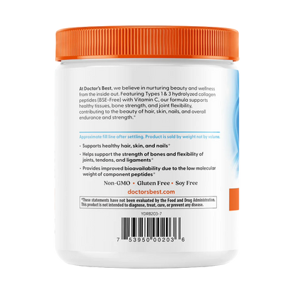 Doctor's Best, Pure Collagen Types 1 and 3, 200g, 30 Servings
