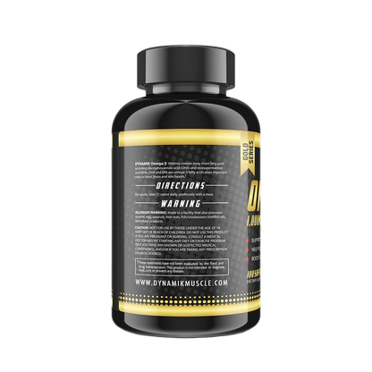 Dynamik Muscle, Omega-3, 100 Capsules, 100 Servings