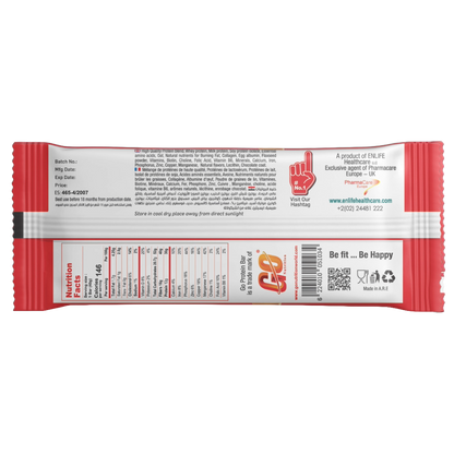 ENLIFE, Go Protein Bar, Collagen Magic, 40G, Caramel