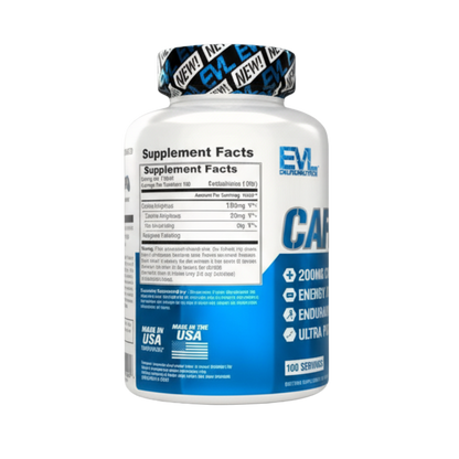 EVL, Caffeine, 100 Tablets, 100 Servings