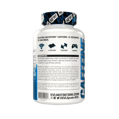 EVL, Caffeine, 100 Tablets, 100 Servings