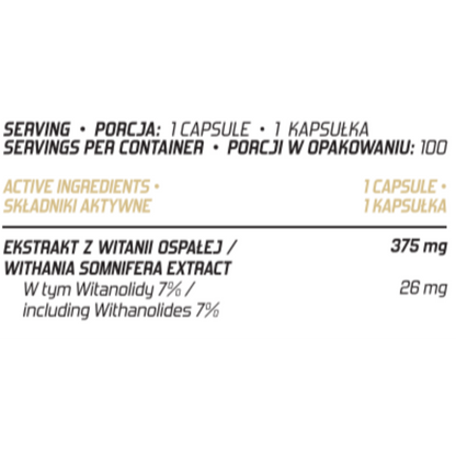 Evolite Nutrition, Ashwagandha, 100 Capsules, 100 Servings
