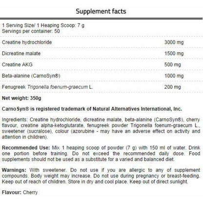 FA Nutrition, Crea Core, 340g, 50 Servings