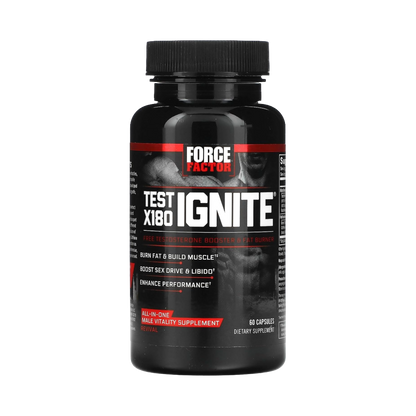 Force Factor, Test X180 Ignite, 60 Capsules, 30 Servings