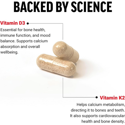 Force Factor, Vitamin D3 & K2, 120 Capsules, 120 Servings
