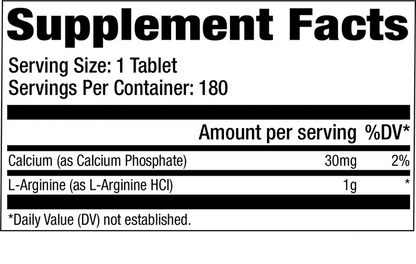 GAT Sports, Arginine, 1000Mg, 180 Capsules, 180 Servings