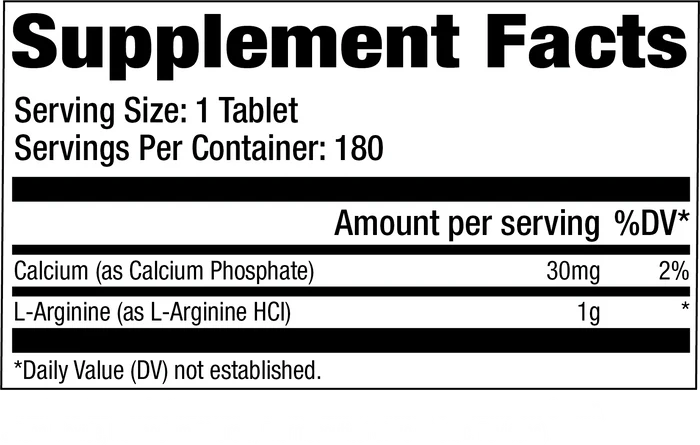GAT Sports, Arginine, 1000Mg, 180 Capsules, 180 Servings