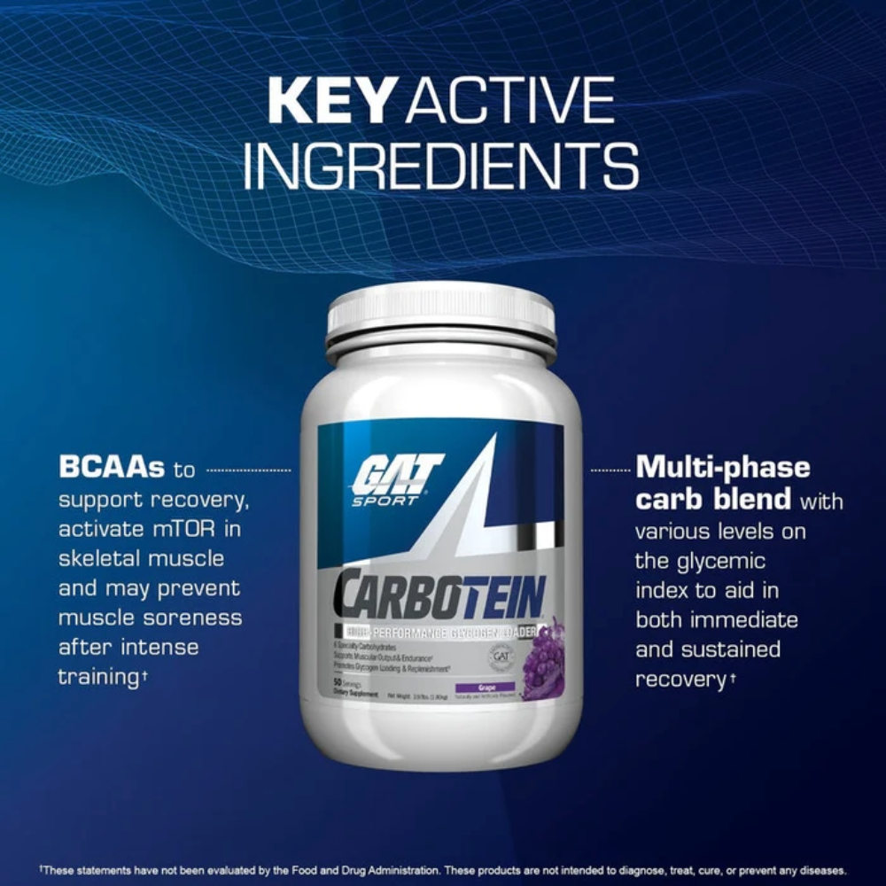 GAT Sports, Carbotein, 1.8kg, 50 Servings