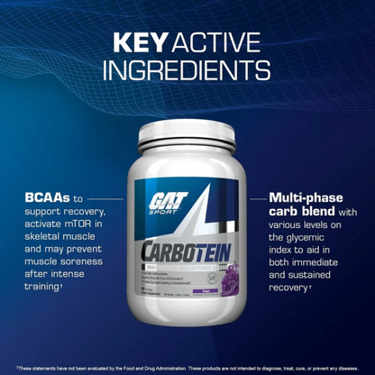 GAT Sports, Carbotein, 1.8kg, 50 Servings