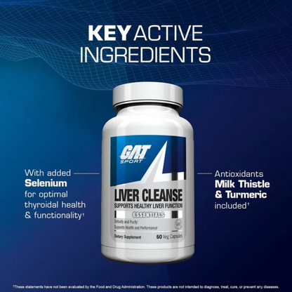 GAT Sports, Liver Cleanse, 60 Veg Capsules, 60 Servings