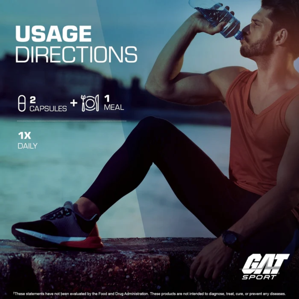 GAT Sports, MENS MULTI +TEST, 60 Tablets, 30 Servings