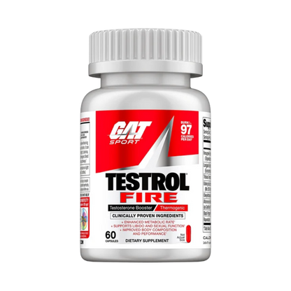 GAT Sports, Testrol Fire, 60 Capules, 30 Servings