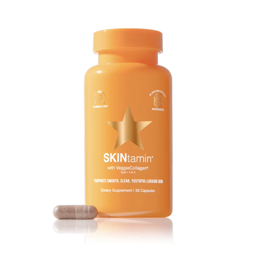 HAIRtamin, SKINtamin With VeggieCollagen, 30 Capsules, 30 Servings