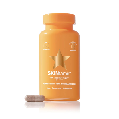 HAIRtamin, SKINtamin With VeggieCollagen, 30 Capsules, 30 Servings