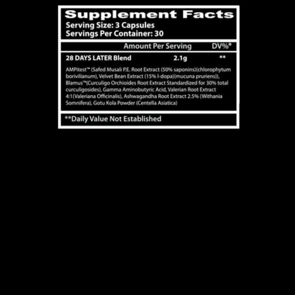 Insane Labz, 28 Days Later, 90 Capsules, 30 Servings