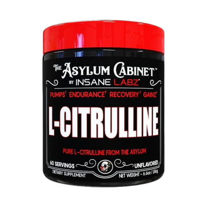 Insane Labz, Asylum Cabinet L-Citrulline, 186g, 60 Servings