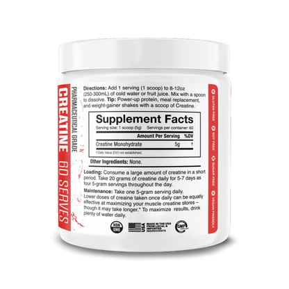 JNX Sports, The Curse Micronized Creatine Monohydrate, 300G, 60 Servings