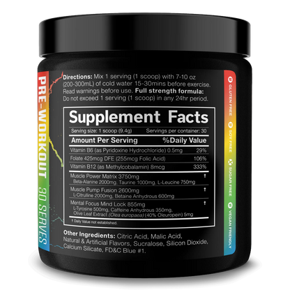 JNX Sports, The Shadow! Pre-Workout, 280g, 30 Servings